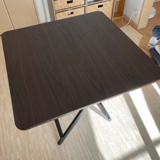 ダイニングテーブル　折りたたみ　約78×78 【取りに来ていただける方】