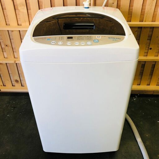 【DAEWOO】大宇電子 電気洗濯機 洗濯機 簡易乾燥機能付 容量4.6kg DWA-SL46 2014年製