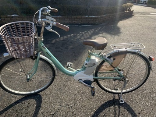 一旦受付中止します‼️パナソニック電動自転車、26インチ、3段ギアお話し早い方^_^