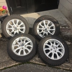 お話中軽自動車用　スタッドレスタイヤとアルミホイール　155/65R13