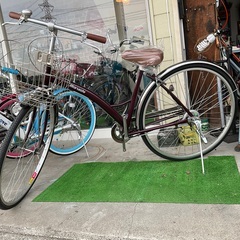 新古車　丸石自転車　27インチインチ　パープル