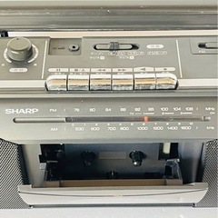 ①『最終お値下げしました。』レトロ   シャープのラジオカセット   QT-S5   中古の画像