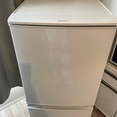 シャープ　冷蔵庫 SHARP SJ-D14B 白の画像