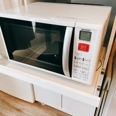 食器棚/レンジ台/キッチン間仕切り収納 可動棚 （白）の画像