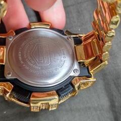 G-SHOCK　カスタム　金　腕時計の画像