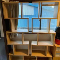 物置木製ラック2コ