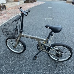 【値下げ！】Jeep折りたたみ自転車　カーキ