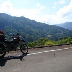 オフロードバイクで林道やキャンプへ - 友達