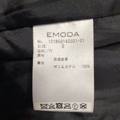 EMODA ライダースジャケット　size Sの画像