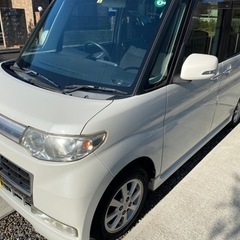 タントカスタム　パール　車検付き
