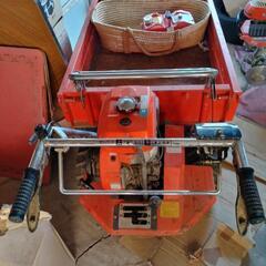 値引きしました[引き取り歓迎]筑水 管理機　BFP501 クローラー運搬車 400㎏ ガソリン 手動ダンプ　動確済　引取限定

の画像