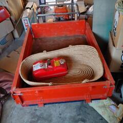 値引きしました[引き取り歓迎]筑水 管理機　BFP501 クローラー運搬車 400㎏ ガソリン 手動ダンプ　動確済　引取限定

の画像
