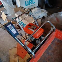 値引きしました[引き取り歓迎]筑水 管理機　BFP501 クローラー運搬車 400㎏ ガソリン 手動ダンプ　動確済　引取限定

の画像