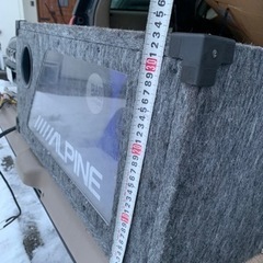 ALPINE ウーファー　アンプの画像