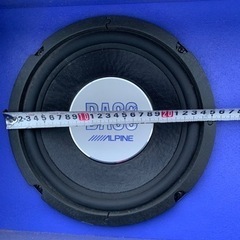 ALPINE ウーファー　アンプの画像