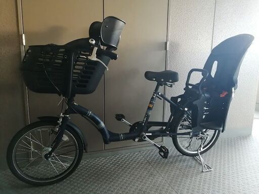 【お値下げ】おまけ付き　自転車　20インチ　チャイルドシート付き　3段変速　2人乗り　3人乗り