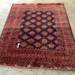 257×206cm アフガニスタン産 絨毯 ラグ アンティーク　カーペットの画像