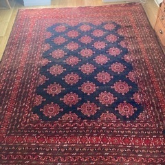 257×206cm アフガニスタン産 絨毯 ラグ アンティーク　カーペットの画像