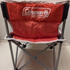 Coleman コンパクトクッションチェア中古 (赤)の画像