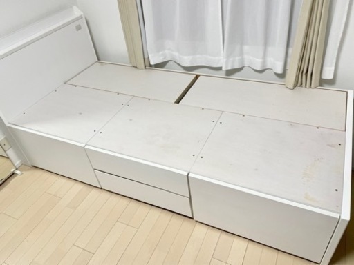 ニトリ　NITORI シングルベッドフレーム(ジオ チェスト40J WW)