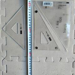 UCHIDA製15cm三角定規(建築士製図試験)