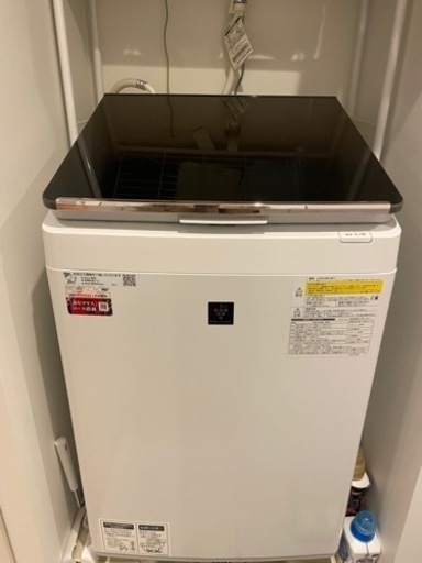 2019年製 SHARP洗濯機 超音波ウォッシャー付き