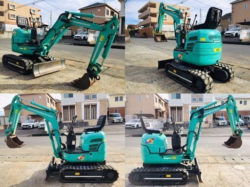 IHI ミニユンボ 8NX スイングアーム 可変クローラ マルチ 倍速 配管付 LEDライト