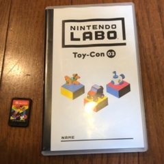 ニンテンドー ラボ トイコン 02・03セット ソフトのみの画像
