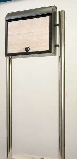 「新品」郵便ポスト スタンド型 スタンド 郵便スタンド W16KUW ポストセット