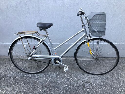 ★ 動作〇 ★ 自転車 ブリヂストン シングルスター 27インチ 3段変速 ベルト ハンドルロック