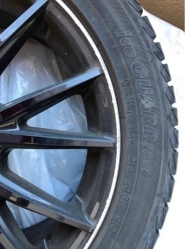 YOKOHAMA iceGUARD ic30 215/50R17 ホイル　Weds RIZLEY ZEFICE 4本