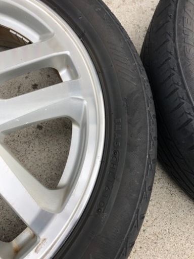 165/55R15夏タイヤ付きホイール4本  タント、ミラ、ムーヴ、アトレー等に！ランクC