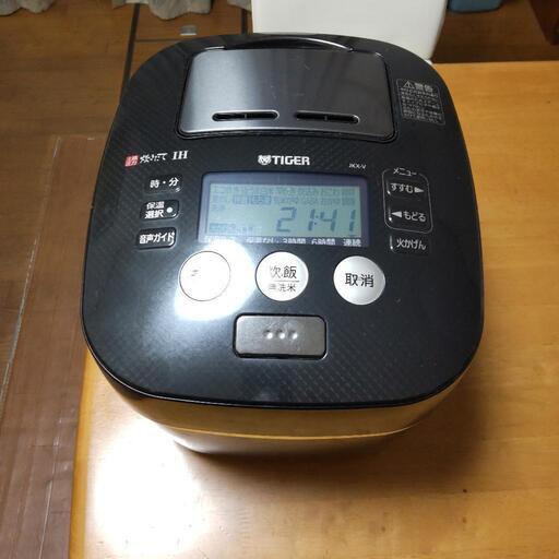 TIGER土鍋圧力炊きたてIH17年製