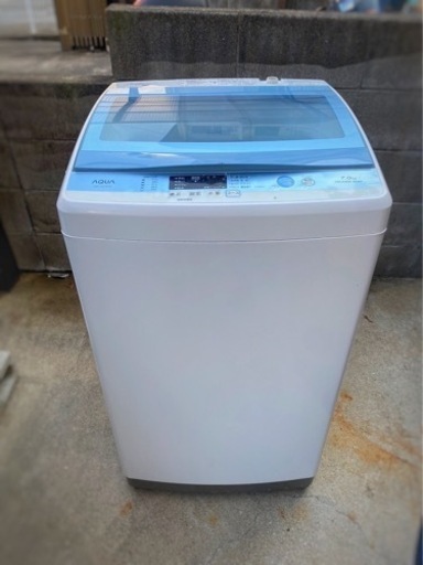 【AQUA】【7kg】洗濯機簡易掃除済