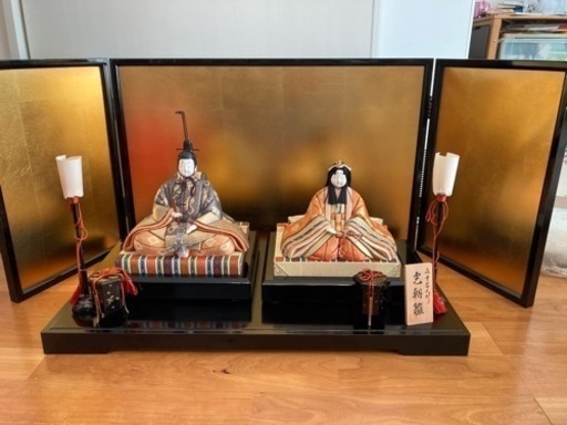 真多呂人形 佐賀錦 お雛様