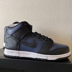 [追記有]新品NIKEダンクHIGH×フラグメントMidnightNavyの画像