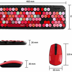 未使用　ＵＳ配列キーボード　ワイヤレス　マウス箱付の画像
