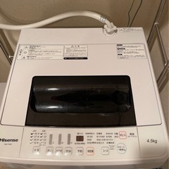 【無料で譲ります】普通に使える洗濯機！！
