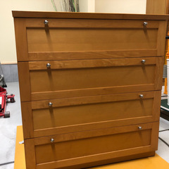 洋服タンス　チェスト　約　高さ870mm 幅804mm 奥行き4...