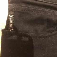 アルマーニ　ジーンズ　ARMANI JEANS サイズ33 黒の画像