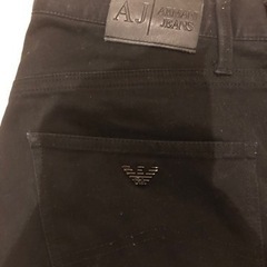 アルマーニ　ジーンズ　ARMANI JEANS サイズ33 黒の画像