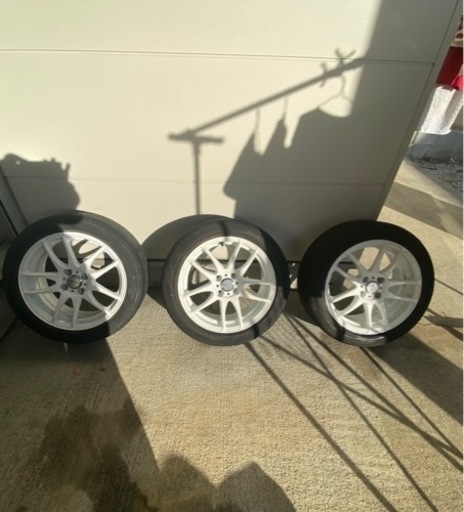 車　タイヤホイール4本セット【195/50/16】  早期購入の方お値下げします