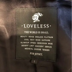 ラブレス チェスターコート LOVELESS Sサイズ　サイズ1の画像