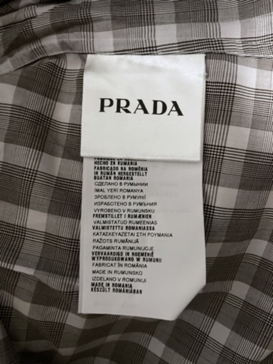 【未使用】PRADAメンズ半袖シャツ