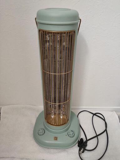 電気ストーブ ヒーター ブルーノ グリーンやや難あり