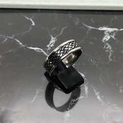 【新品未使用・訳あり品】メンズ ステンレスリング①