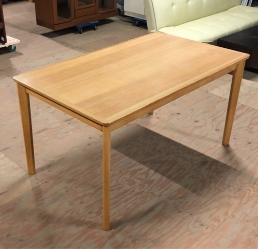 INT-047 ナフコ ダイニングテーブル 沙羅 135 引き出し付き