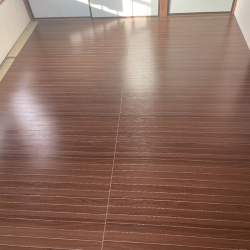 ウッドカーペット フローリング  幅345×奥行き約243   6畳