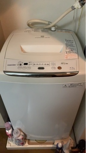東芝 TOSHIBA AW-42ML-W [全自動洗濯機 （4.2kg） ピュアホワイト]