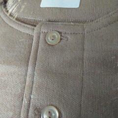 長袖ボタン付肌着新品の画像